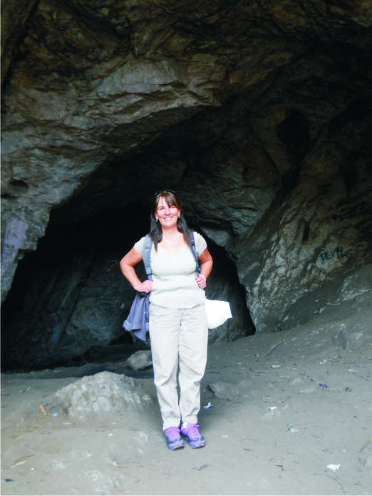 3.La artista y docente Laura Hart en su viaje peruano