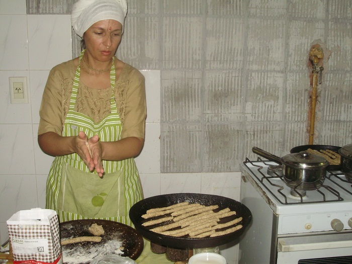 María Eugenia Gómez, responsable del taller de cocina.