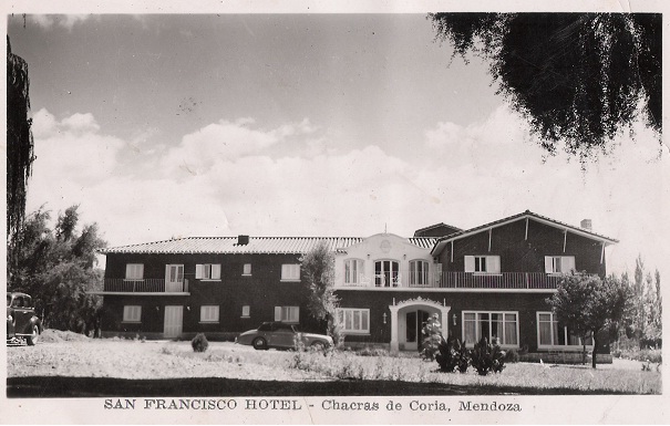 Fachada del viejo Hotel San Francisco, en sus primeras épocas de gloria.