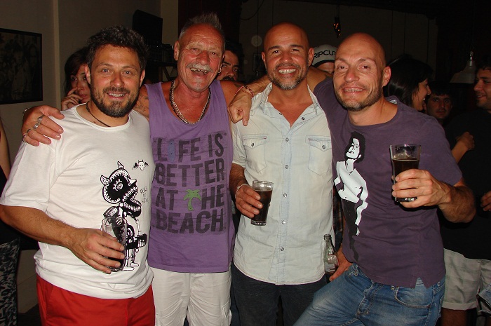 Gustavo Tarantuviez, Víctor Hugo Sirera, Gustavo Valdez y Hugo Vitale.