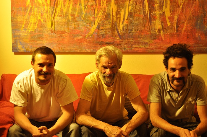 Iván Delhez, Martín Villalonga y Cristóbal Farmache